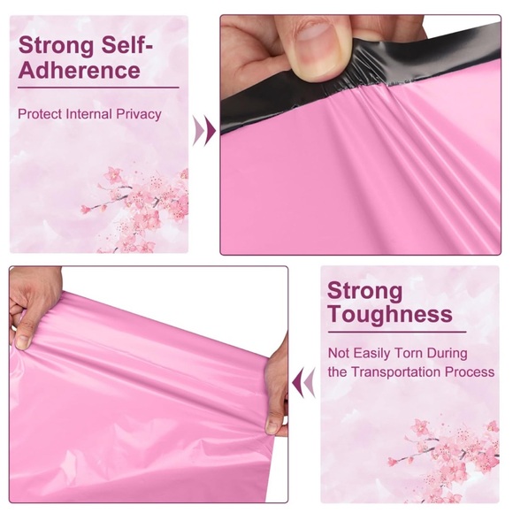 Pink Poly Mailers 19x24 - Picture 2 of 4
